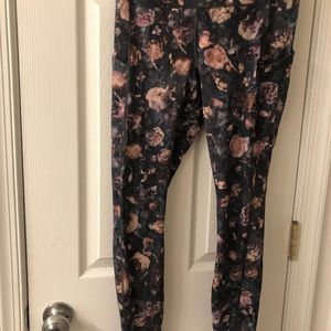 High waisted floral lululemon